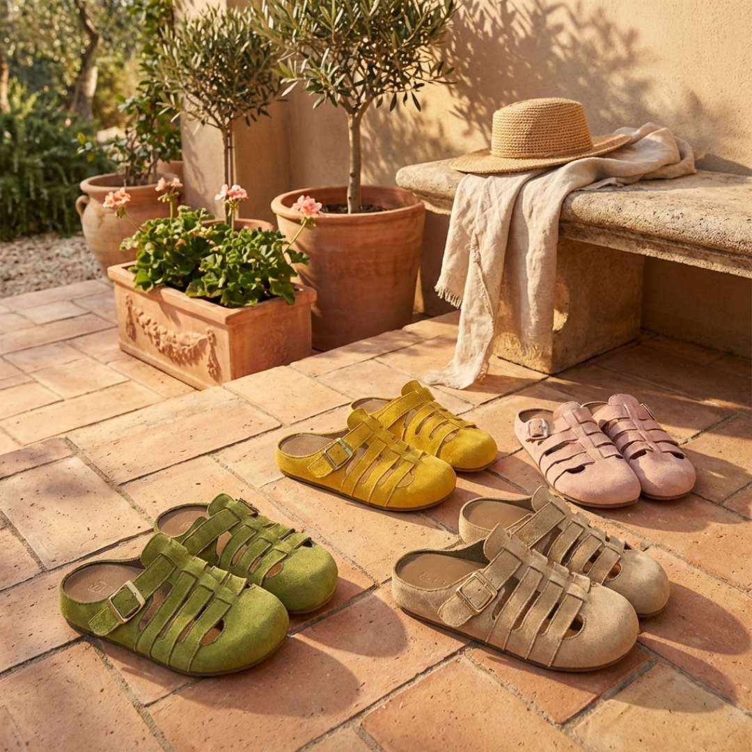 Solveig | Bekväma Mule-Sandaler utan Spänne