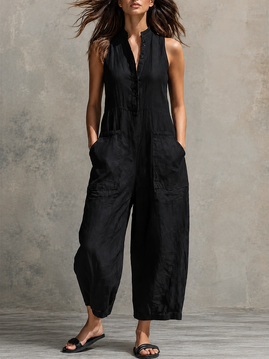 Maja™ | Minimalistisk Jumpsuit utan Ärmar