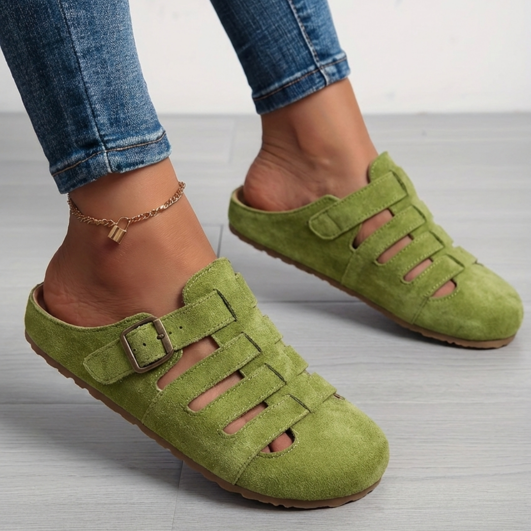 Solveig | Bekväma Mule-Sandaler utan Spänne