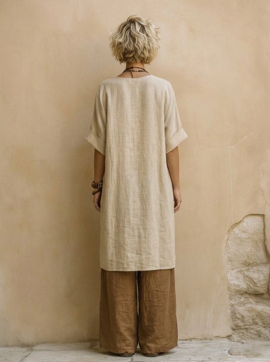 Valentina | Lång bohemisk broderad set