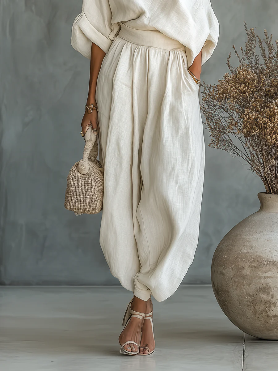 Gunilla | Flytande enaxlat set med drapering