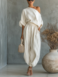 Gunilla | Flytande enaxlat set med drapering
