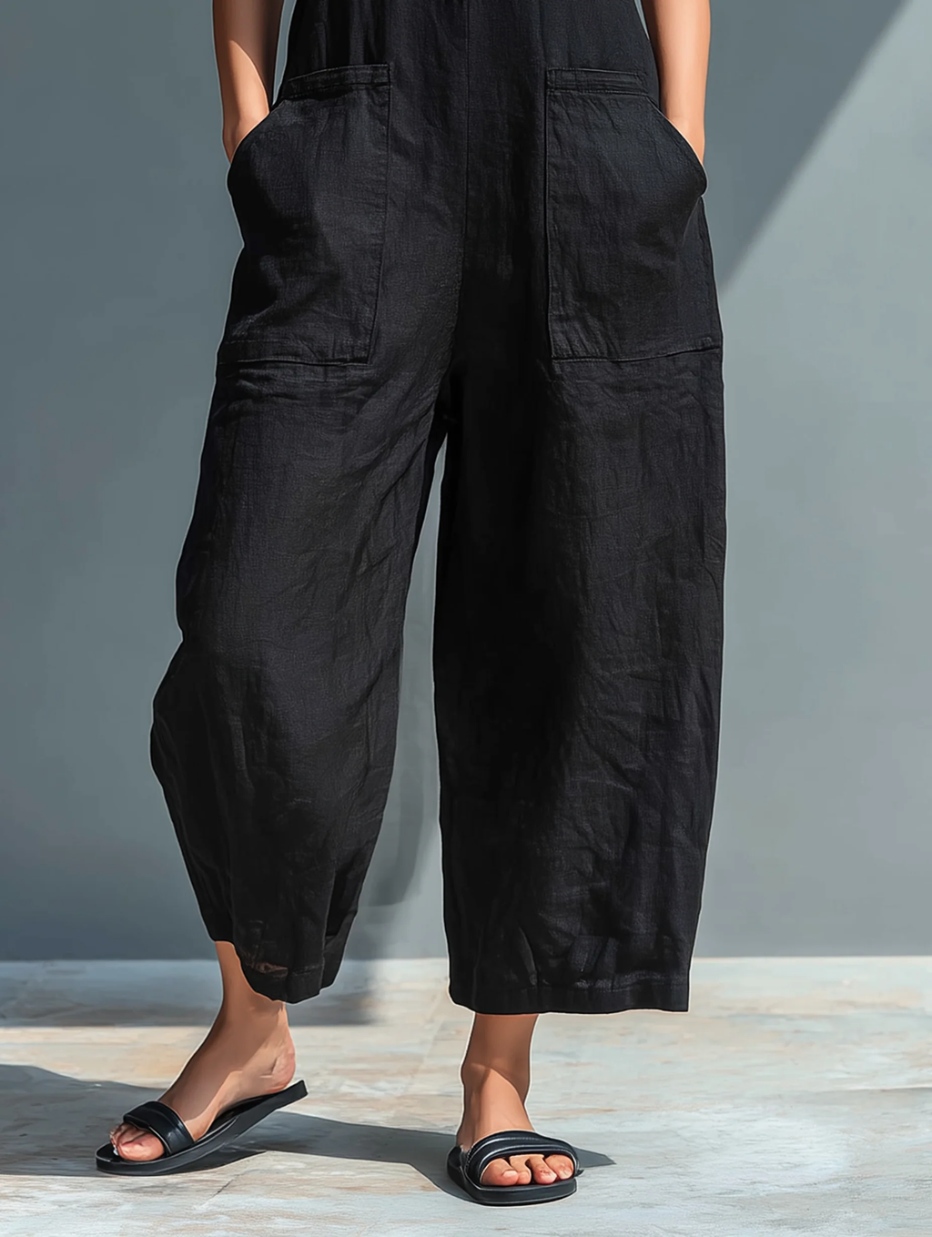 Maja | Minimalistisk Jumpsuit utan Ärmar