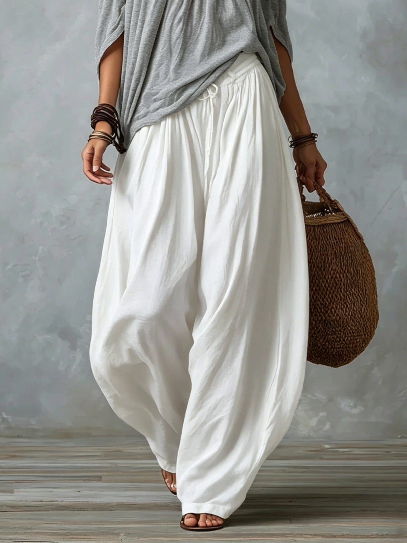 Elin | Flytande bohemiskt off-shoulder set