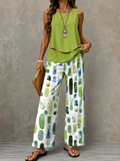 Cecilia™ | Blommigt flytande palazzo-set