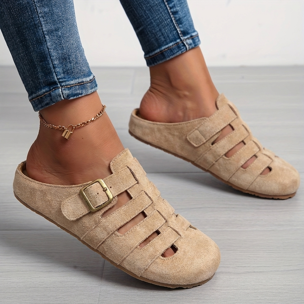 Solveig | Bekväma Mule-Sandaler utan Spänne